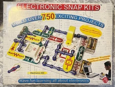 Used Complete Elenco Snap Circuits Extreme SC-750  Electronics 303 kit