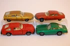 4 Vintage 1960's-1970's Matchbox Cars CITROEN / FERRARI / CELICA / PININFARINA