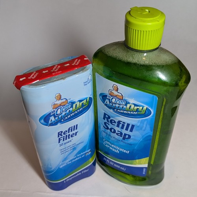 #ad #ad MR CLEAN Auto Dry Carwash Refill Filters 10 Uses 1 Large Refill Soap NEW $30.00