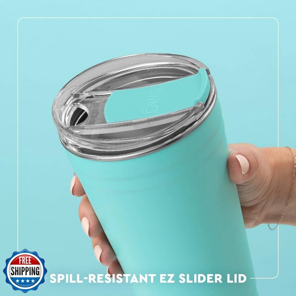 Swig Life 24oz Taza de Fiesta, Apilable Aislante Vaso de Café de Viaje con EZ S Foto 4 de 4