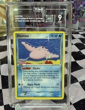 Nintendo Pokemon TCG Mantine 45/109 Holo EX Team Rocket Returns TAG 9 Mint on eBay