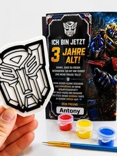 Transformers 3D Malset   Autobot Geburtstags-...