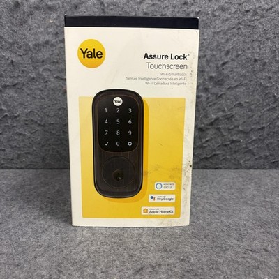 Yale YRD226-CBA-0BP Assure Lock Touchscreen WiFi Smart Lock Black Deadbolt