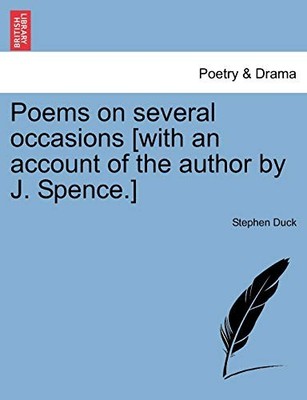 Duck - Poems on several occasions with an account of the author by J. - X555z