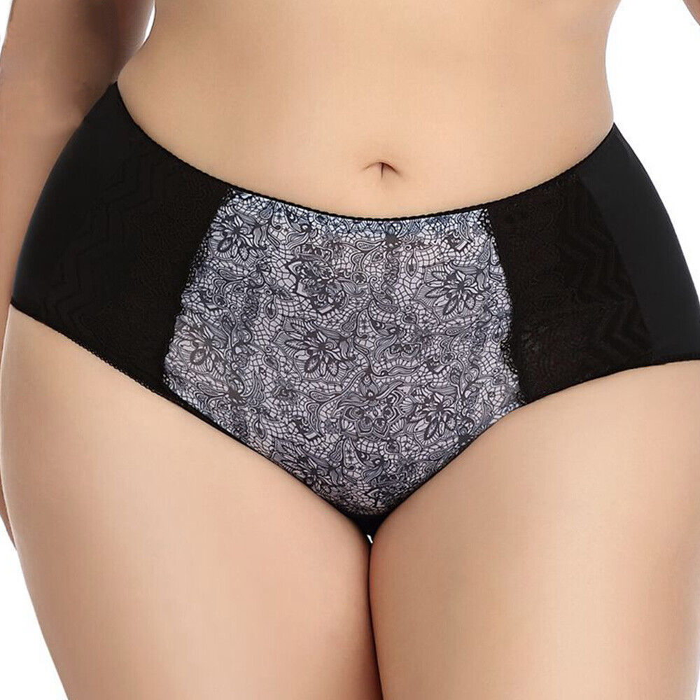 7pcs Plus Size Women's Underwear, Sexy Letter Print Panties, Close-Fitting  Briefs