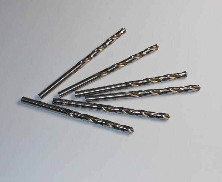 Jobber Length Drills 3 0.213" HSS 118° 21/2" LOC x 33/4" OAL (6 Pcs