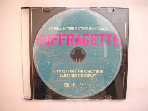 SUFFRAGETTE Movie CD Original Motion Picture Soundtrack Alexandre Desplat NEW - Picture 2 of 3