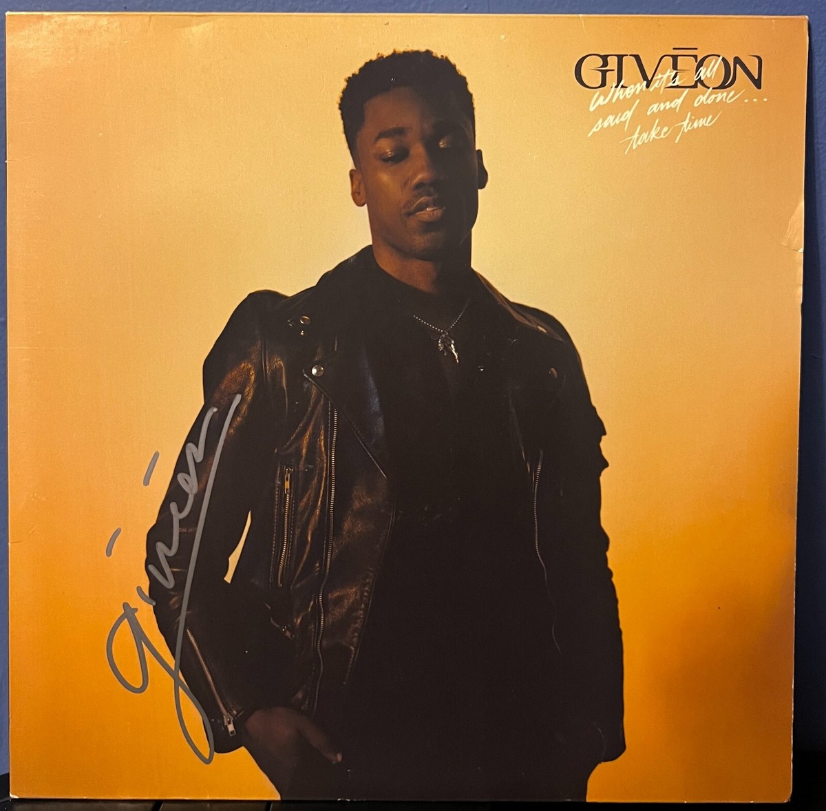 洋楽 Giveon When It's All Said And Done LP Giveon signed When It's All Said And Done 12