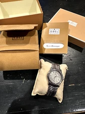 Ebel Sport Classic Wave 9187142 - Rare Silver Wave Dial