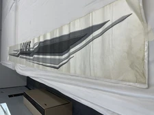 LOWE SIDE GRAPHIC DECAL GREY/ BLACK 106 1/8" L X 9" W MARINE BOAT