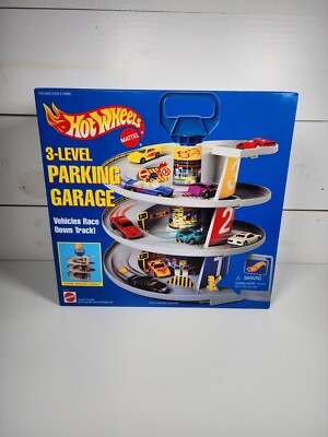 NEW IN BOX/SEALED 1995 Hot Wheels 3-Level Parking Garage Vintage Mattel