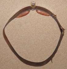 Vintage lata 60. wojskowa kawaleria brązowa angielska skórzana wałek firmy Hobson & Sons