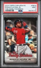 RONALD ACUNA JR 2019 Topps CHR. Update The Family Business #FBC8 PSA 9 MINT
