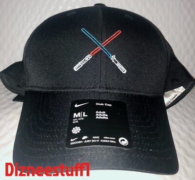 Disney Star Wars 2024 Lightsaber Blue Red Nike Dry Fit Baseball