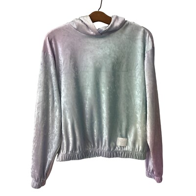 Nike Lush Velour Pullover Hoodie Women XS Oversized Workout