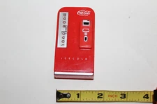 Coca-Cola Machine Red Refrigerator Magnets  3" tall X 1 5/8" wide X 1" deep.