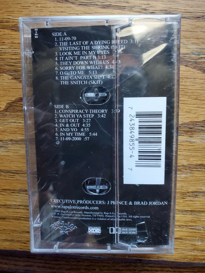 NEW Scarface The Last Dying Breed SEALED Cassette Tape R&B Rap Hip Hop Vtg 90s - Image 2 of 4