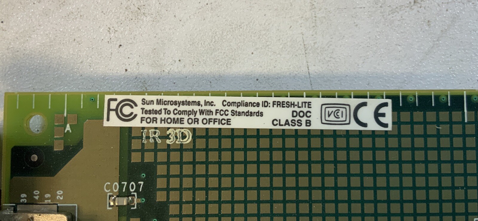 Sun Microsystems PCI Ethernet Controller Card 10/100 MII TX 270-4943-01 -Q6B