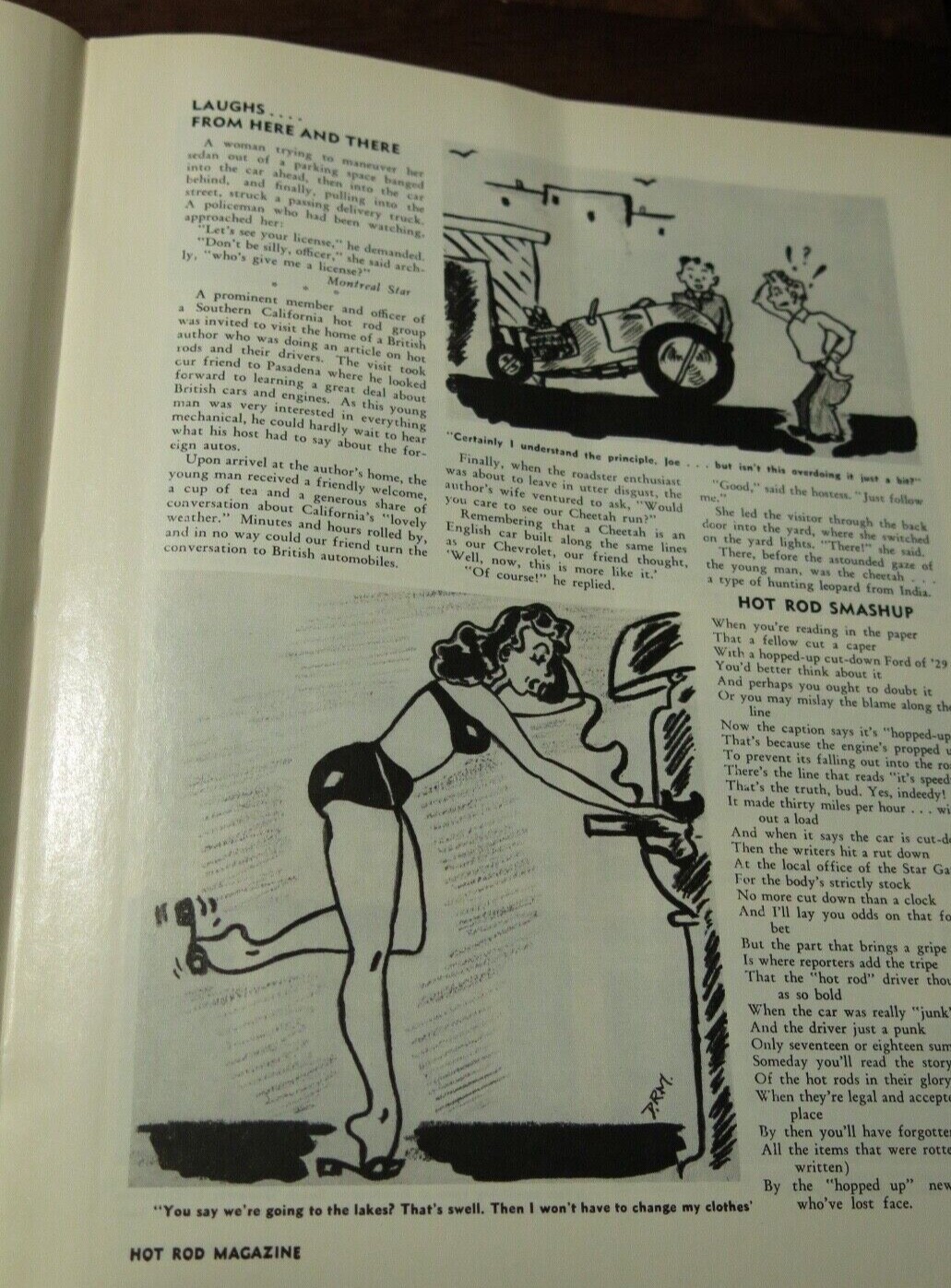 $2.99 ea. In 5-Pack! NOS 1987 Reissue, 1st HOT ROD Magazine (Jan. '48)/NHRA-NSRA