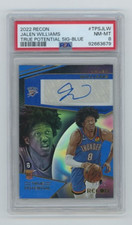 2022 RECON JALEN WILLIAMS TRUE POTENTIAL SIGNATURE BLUE /49 (RC, AU)