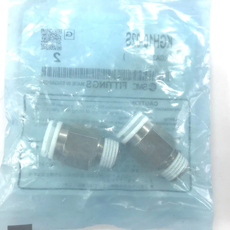 Pack of 2 pieces SMC KGH10-02S Stainless Steel one touch fitting 10 x 1/4" - Image 2 of 3