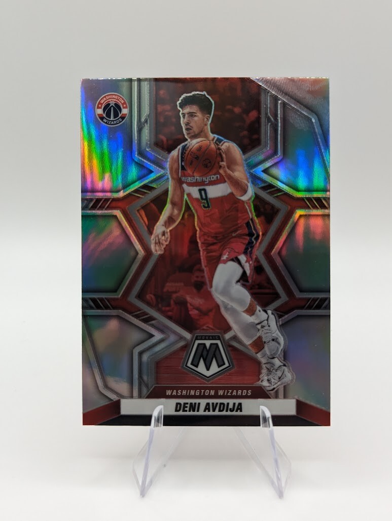 Deni Avdija 2021-22 Panini Mosaic Silver Prizm #38 Wizards