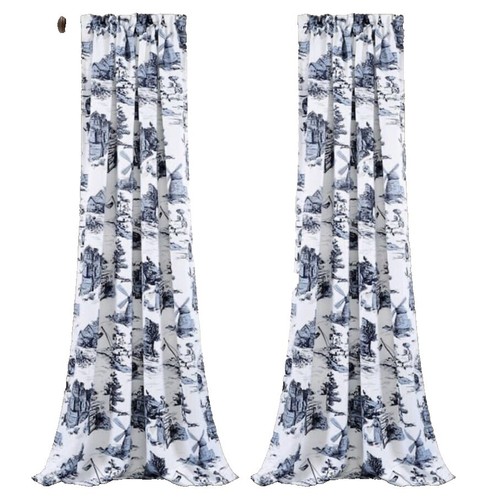 HPD Half Price Drapes Room Darkening Curtain - 50x108 Single Panel Arctic Grey