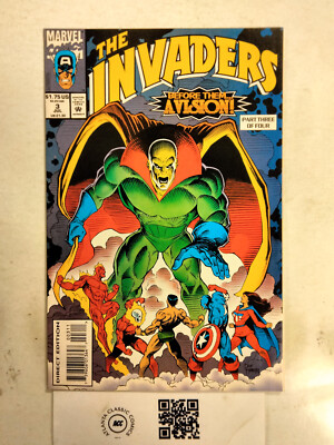 Invaders #3 NM Marvel Comic Book Avengers Captain America Thor Hulk 6 HH13