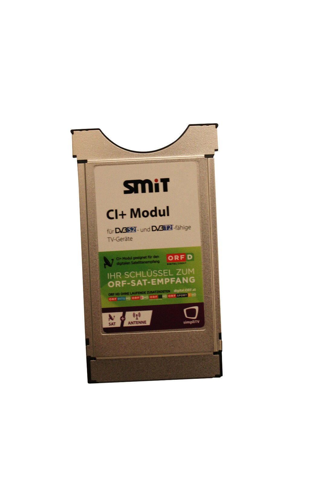 ORF Irdeto CI/CI+ SMiT CAM Cardless Modul für ORF, UHD TV, Full HD CI+ ...