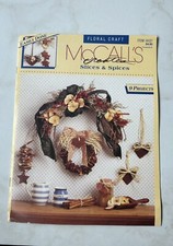 McCall's Creates-SLICES & SPICES -9 PROJECTS-Leaflet 14137-Floral Craft