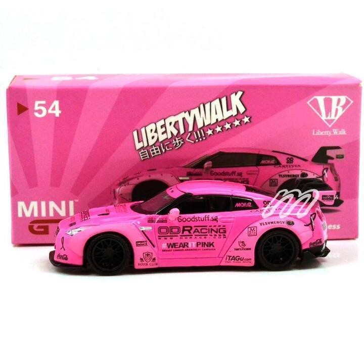 TSM Mini GT LB Works NISSAN GT-R Liberty Walk WearIt Pink TSM Mini GT LB Works NISSAN GT-R Liberty Walk WearIt Pink