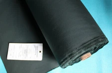 1 yard 60"w Dark Green Wool Blend fabric for apparel fashion crafting drapery