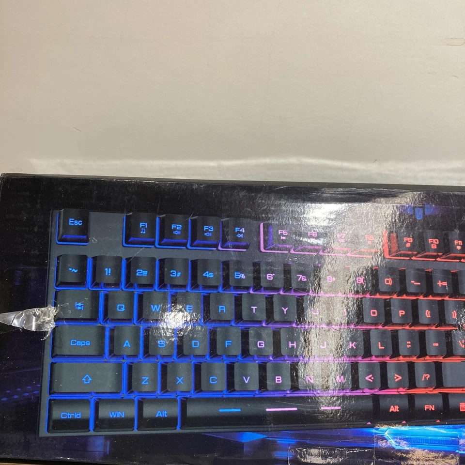 BlueFinger Gaming Keyboard and Mouse ComboGaming Mouse and Keyboard USB Wired - Image 2 of 4