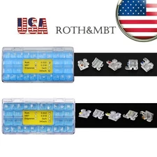 Orthodontic Braces Ceramic Bracket Tooth Color Sapphire Aesthetic Clear Roth MBT