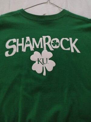 Kansas Jayhawk Basketball Shamrock T-Shirt.....