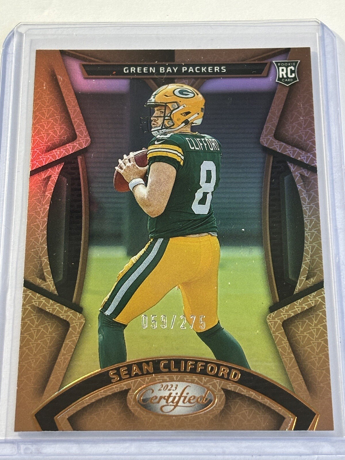 2023 Panini Certified Mirror Bronze /275 Sean Clifford (RC) #177🔥📈