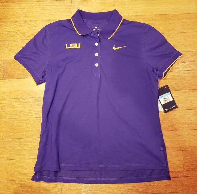 lsu nike polo