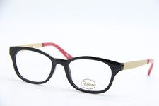 NEW DISNEY 3E 4001 2010 BLACK GOLD PINK AUTHENTIC FRAMES EYEGLASSES 46-16