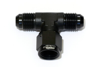 AN6 AN6 JIC T-Stück Dichtung Teflon PTFE Schlauchverschraubung Stealth schwarz
