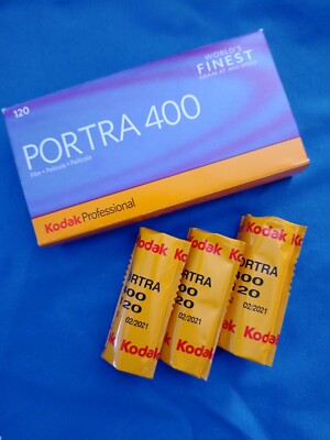 Kodak Professional Portra 400 120, abgelaufen 02/2021 3 Rollen