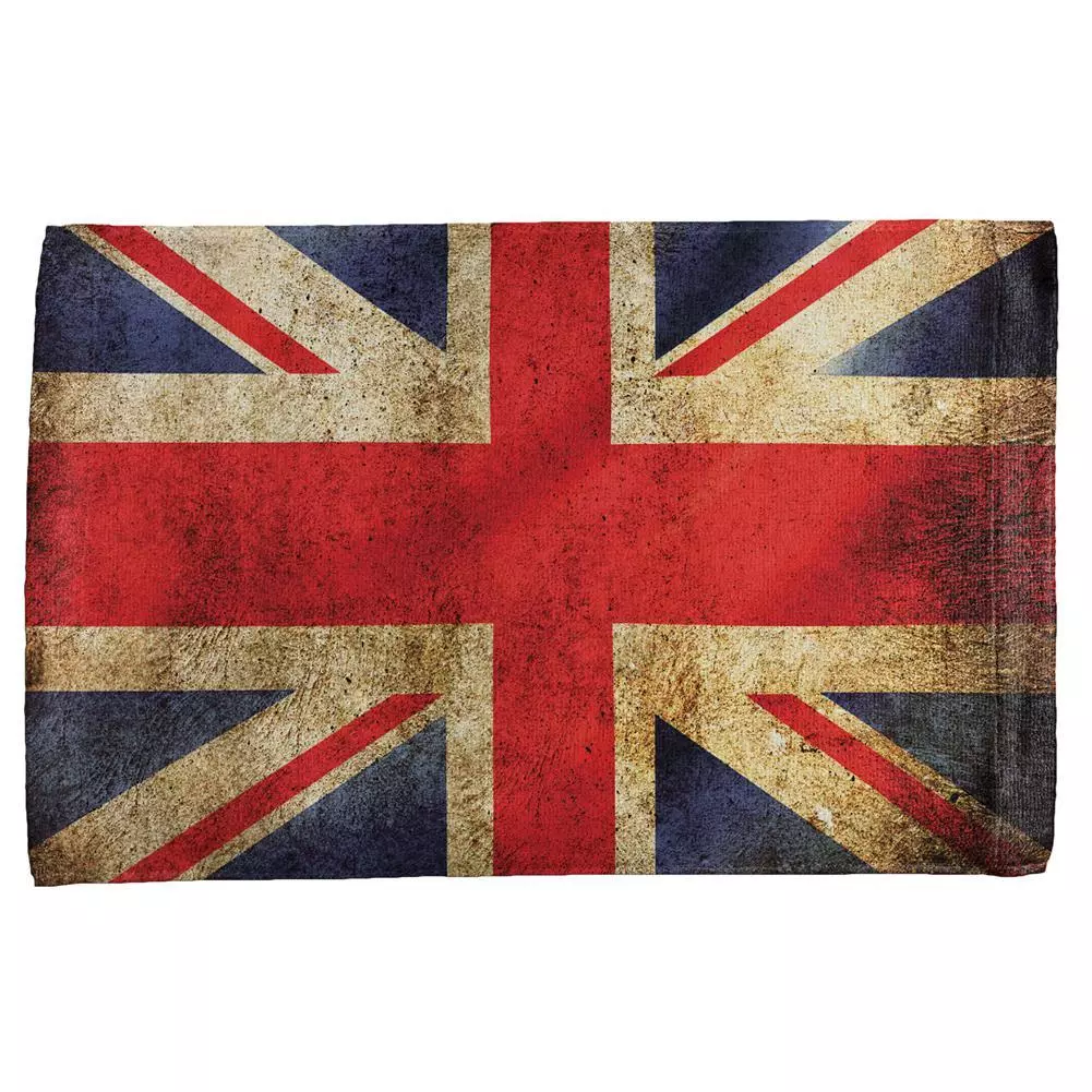 British Flag Union Jack Grunge Distressed All Over Hand Towel eBay