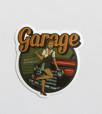 vianille - STICKER autocollant pinup bombe 7,5 x 5,5 cm
