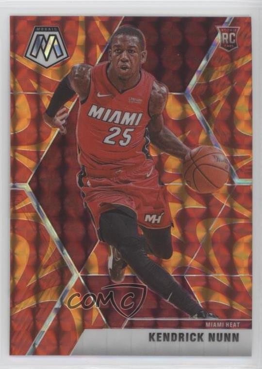 2019-20 Panini Mosaic Rookies Reactive Orange Prizm Kendrick Nunn #234 1p5
