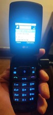 WORKING Vintage LG CE110 AT T Flip Phone Black With Charger