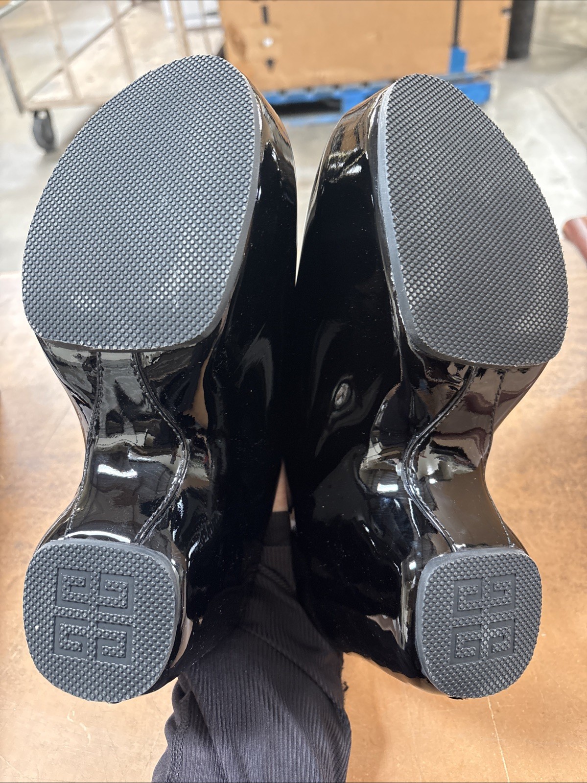 Givenchy Black Zipper clogs - image 6