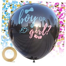 Thickened Gender Reveal Balloon - 2pcs Gender Reveal Confetti Balloons with
