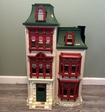 Fisher Price Loving Family Home For The  Holidays Christmas Doll House *READ*