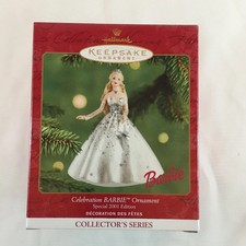 2001 Hallmark Keepsake "Celebration BARBIE" Ornament Collector's Series -11-8-19