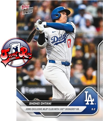Shohei Ohtani 2025 MLB Topps Now 650 Hits 100th Homer as Dodger