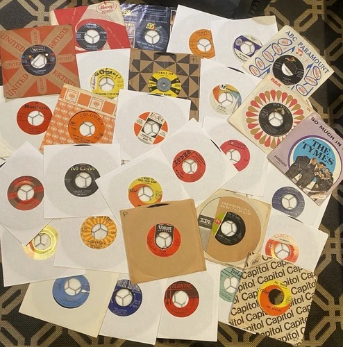 lot of (30) #1 hits  Pop/Rock 45 rpm *1960's*Beatles*Turtles*Monkees*Box Tops*